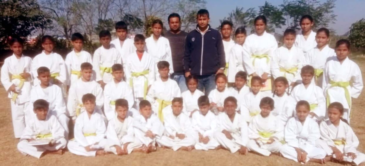 24 children of Warrior Academy won yellow belt