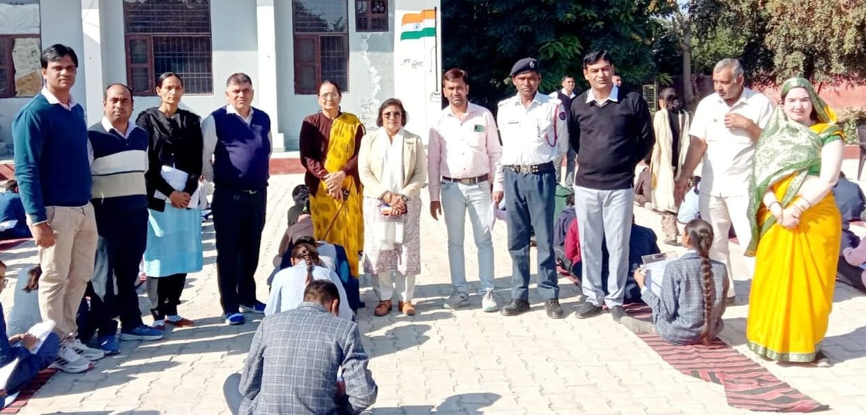 172 candidates from Loharu took the road safety exam.
