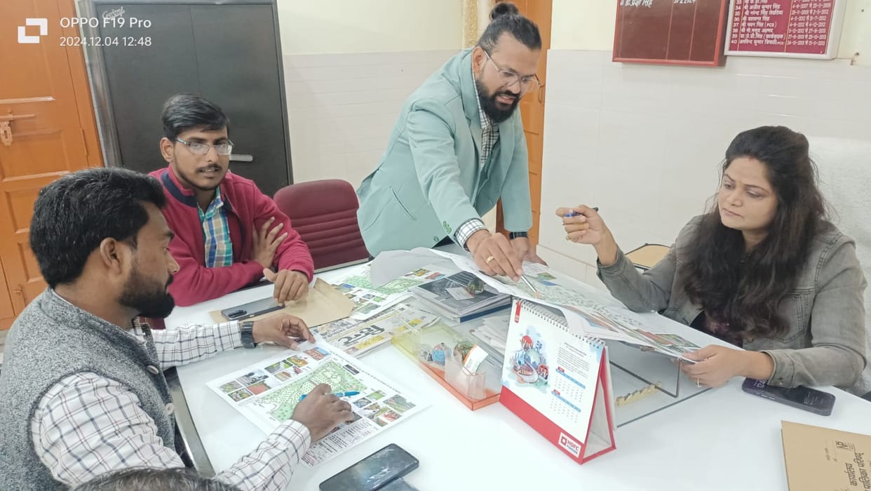 The first layout of Company Bagh's theme park came out
