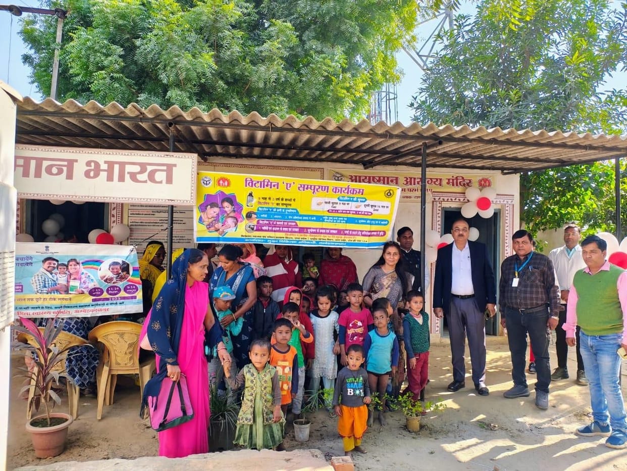 Three lakh children will be given vitamin A supplements, campaign started