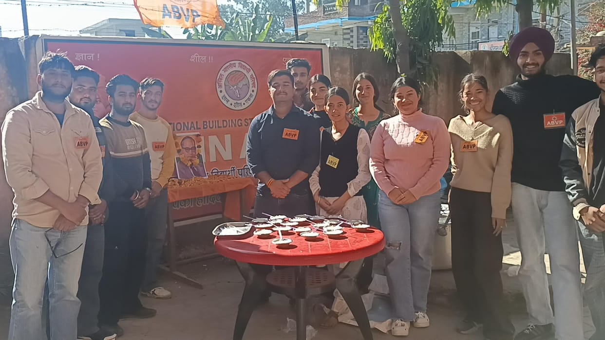 abvp celebrated ambedkar punyatithi