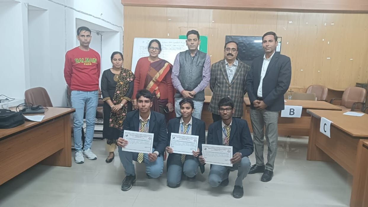 Showed talent in quiz, welcomed