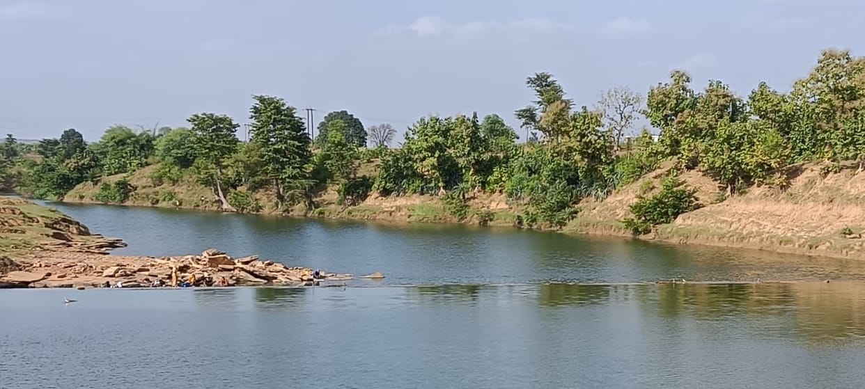 Damoh Two crocodiles were seen in the Guraiya river, villagers are in panic