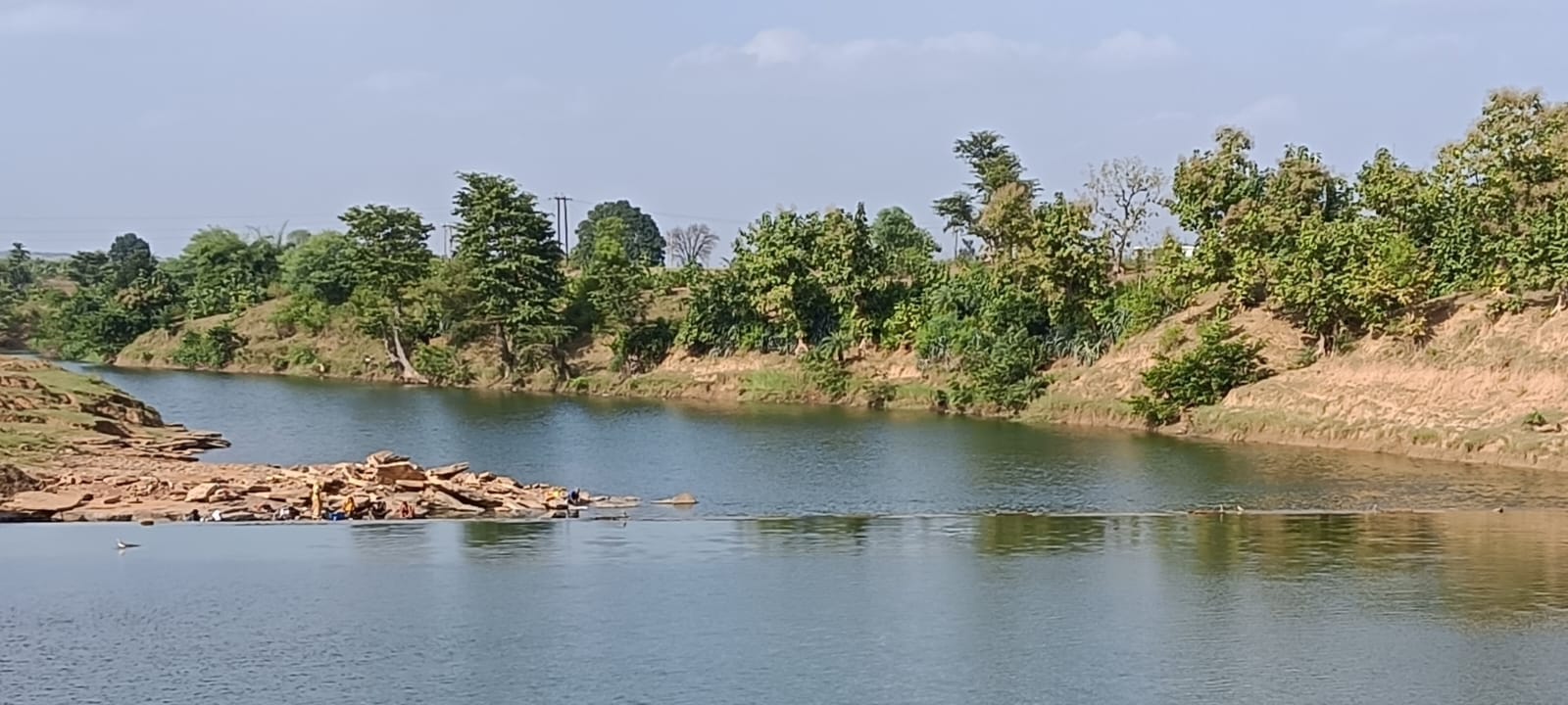 गौरैया नदी जहां दिखे मगरमच्छ