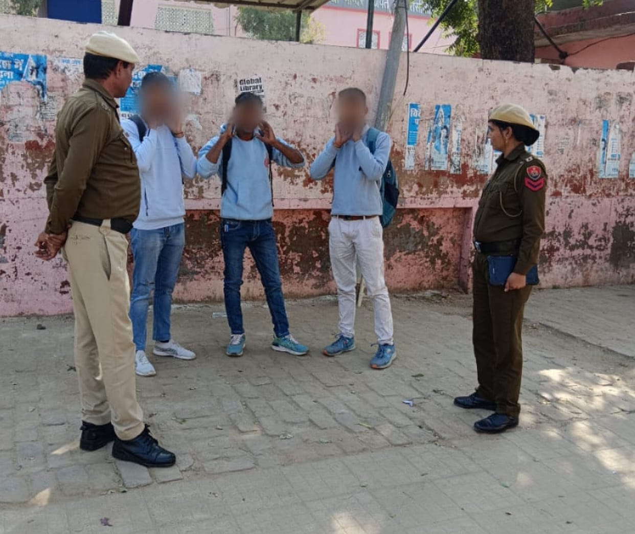 Durga Shakti team's strictness, made the miscreants listen and apologize