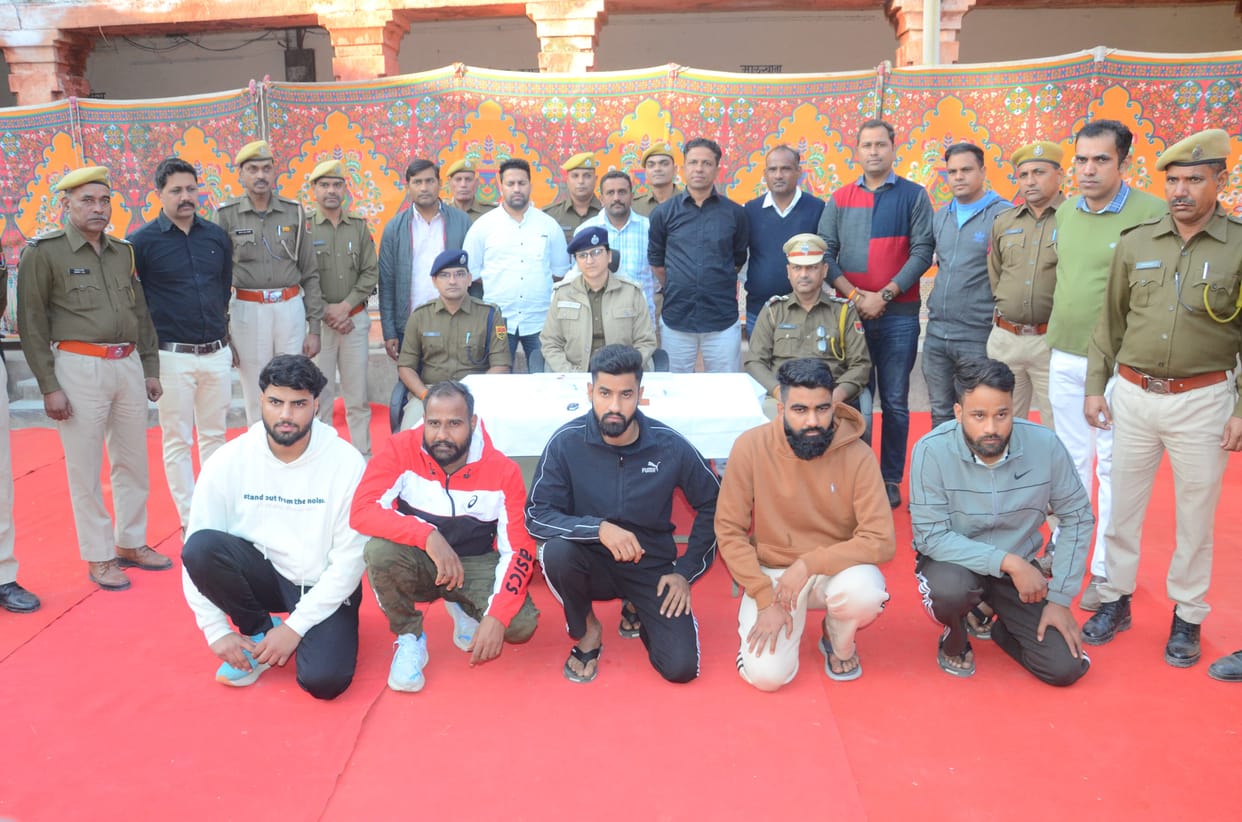 Ajmer News: 5 accused who attacked a youth on suspicion of theft arrested, pistol and vehicle recovered