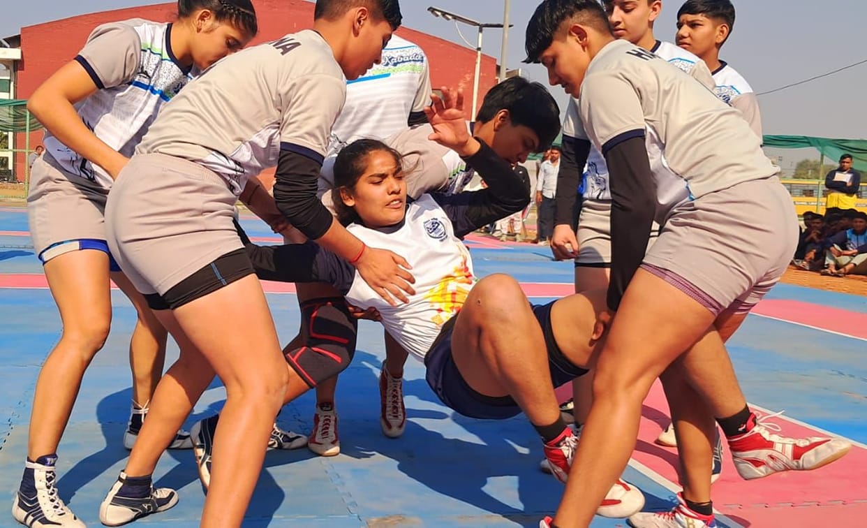 Haryana girls beat NVS by 55 points