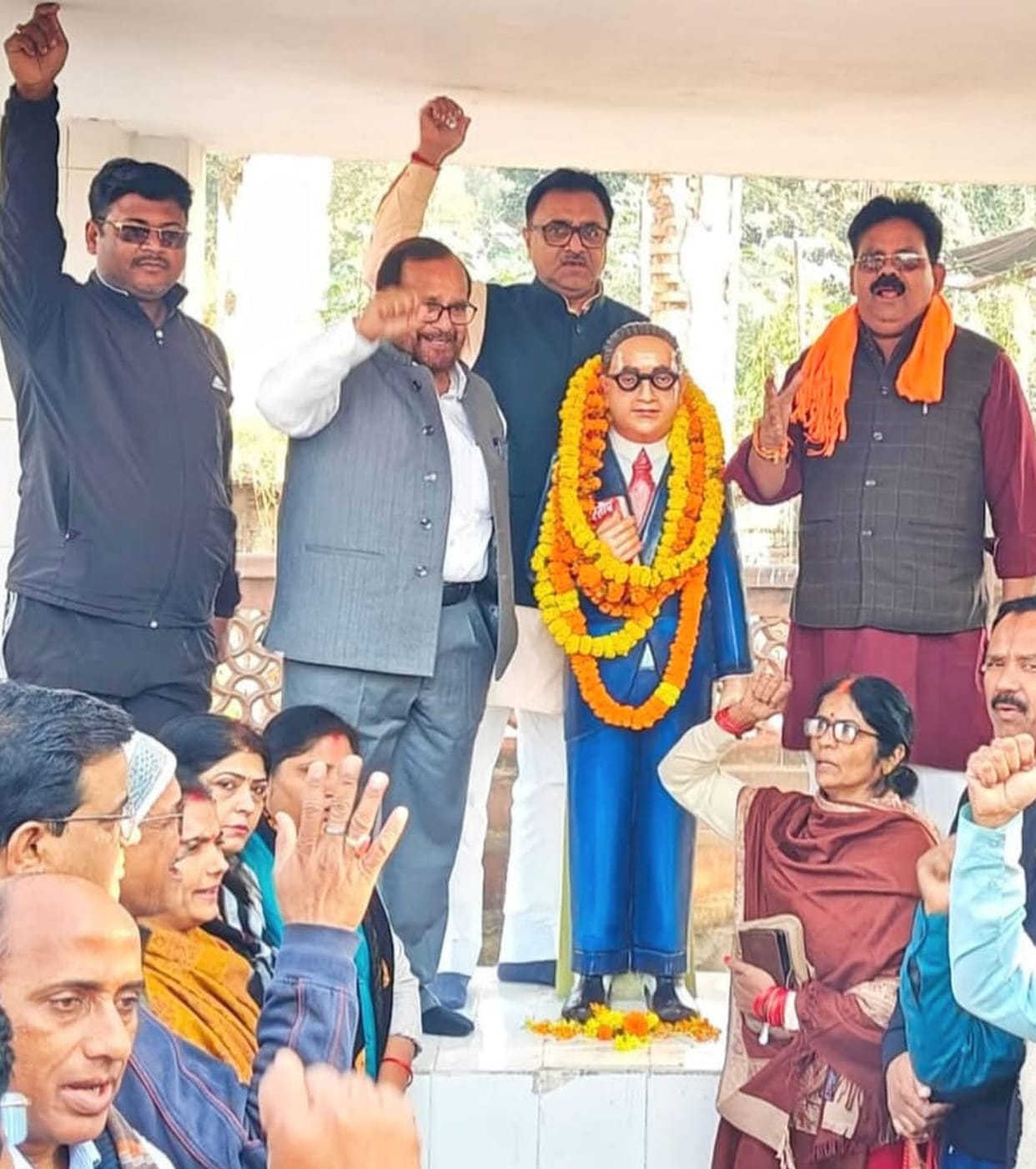 Resolved to follow the ideals of Dr. Ambedkar