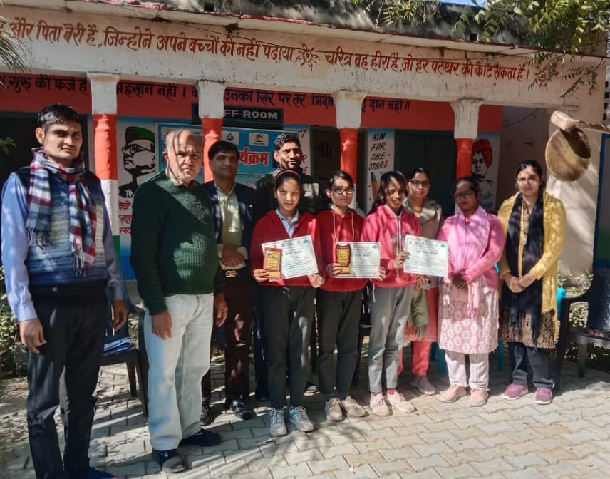 Shubham won in the essay competition