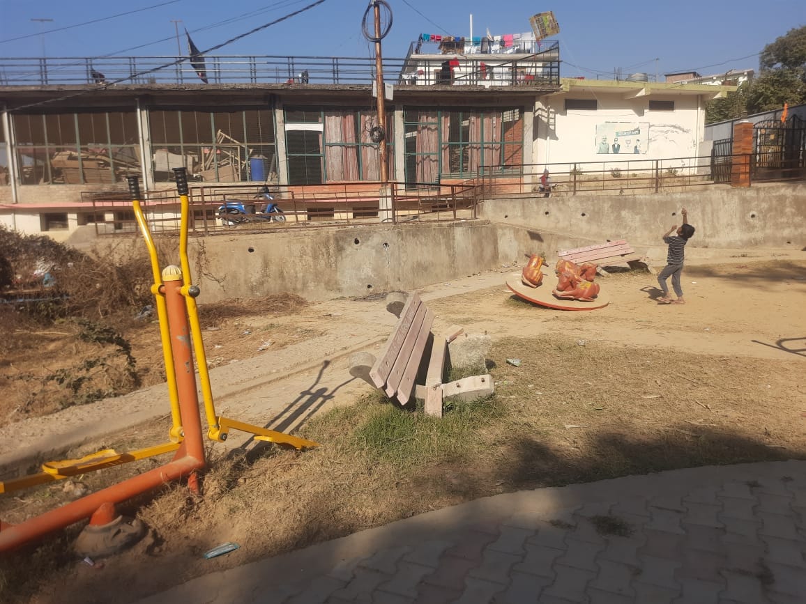 Swings worth lakhs of rupees installed in broken park in one year