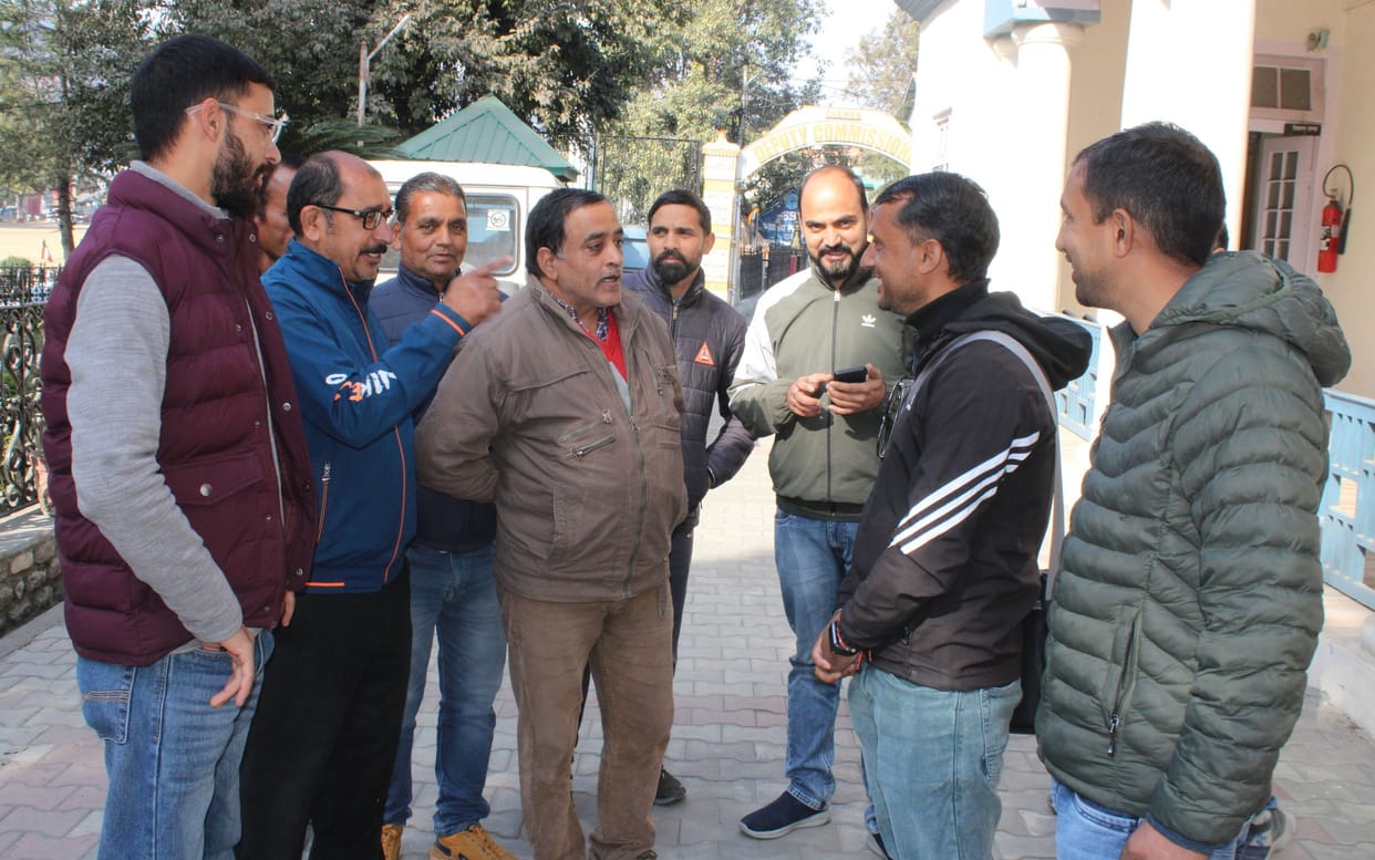 Danger of landslide due to road construction, villagers appeal to stop survey
