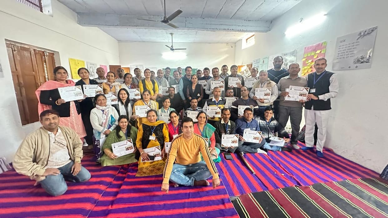 Guruji's training in teaching Panchkosh system completed