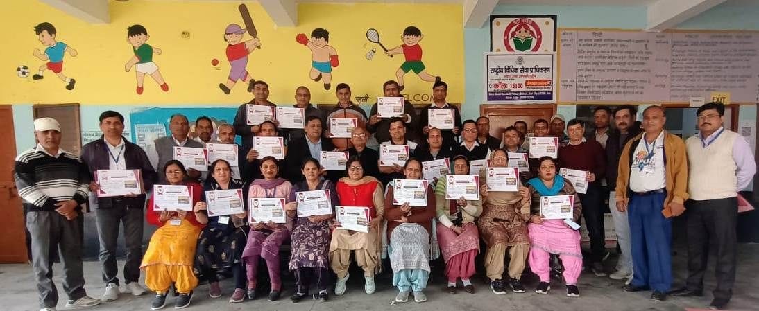 Teachers were trained on Panchakosha development theory and Panchapadi concept.