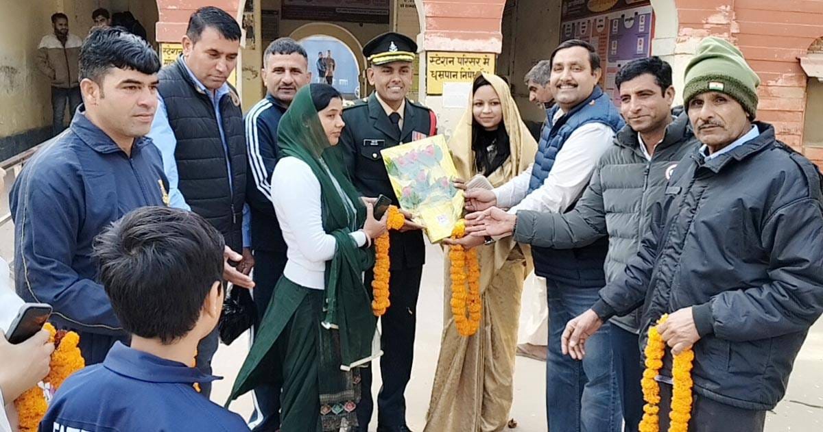 Kapil Jangra who arrived as Lieutenant was honoured.