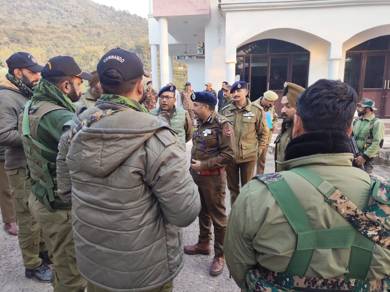 DIG Shiv Kumar Sharma Review the Security Meeting in Kathua