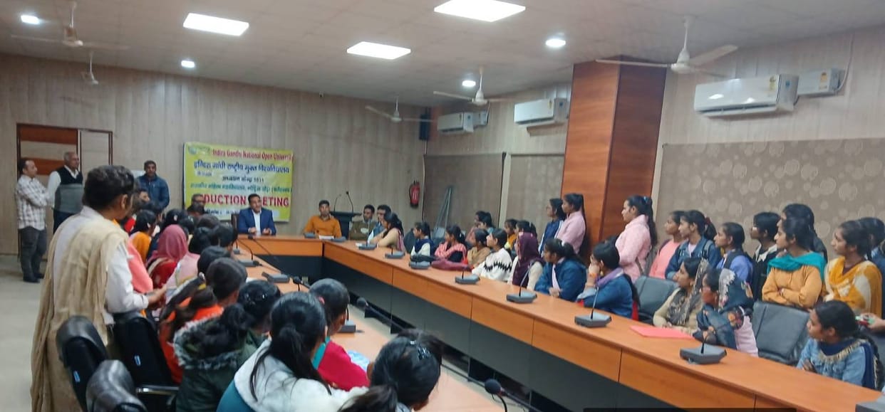 Students showing interest for admission in IGNOU