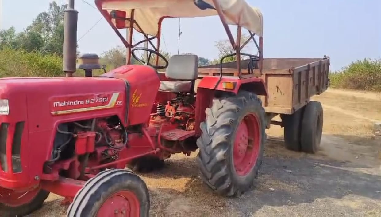 Attempt to crush an elderly person with a tractor