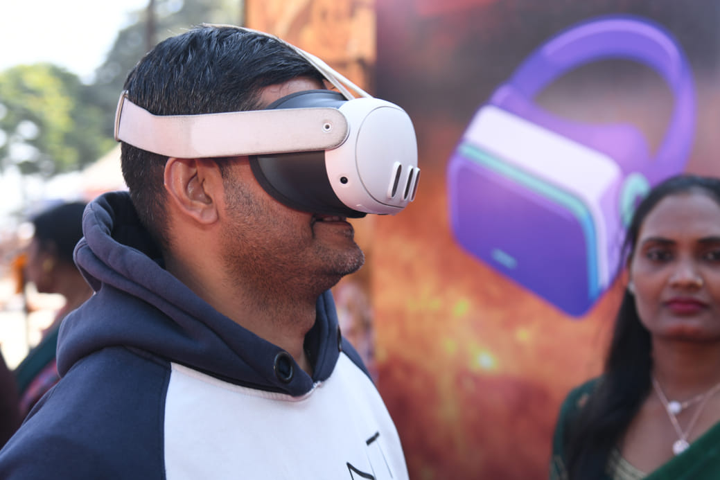 Through VR technology, one can have real darshan of Geeta Sthal Jyotisar.