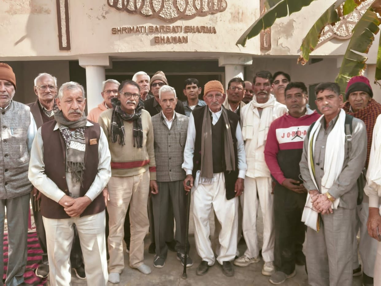 A general meeting was organized at Smt. Sharbati Devi Jangid Dharamshala.