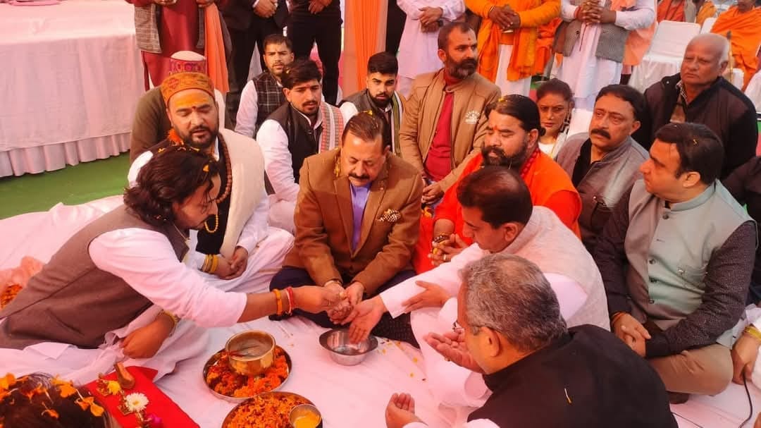 Programme organised For Temple Contruction At Another Place