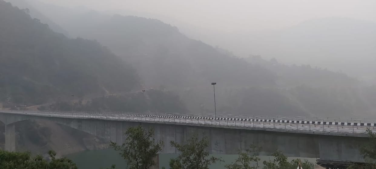 Bus service has not yet started from Baghchal bridge.
