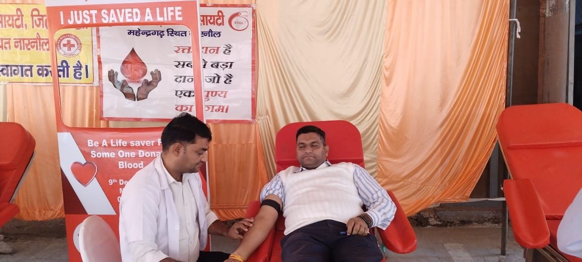 38 employees donated blood