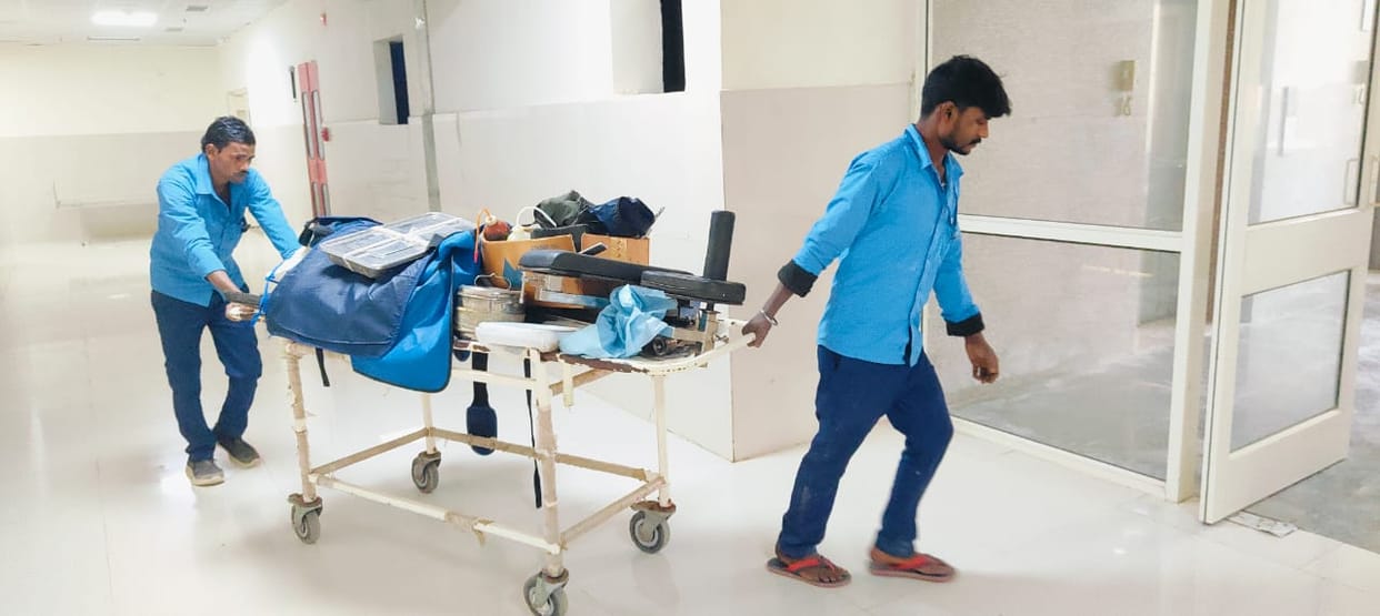 OPD will run at three places from today, patients will be admitted on 216 beds