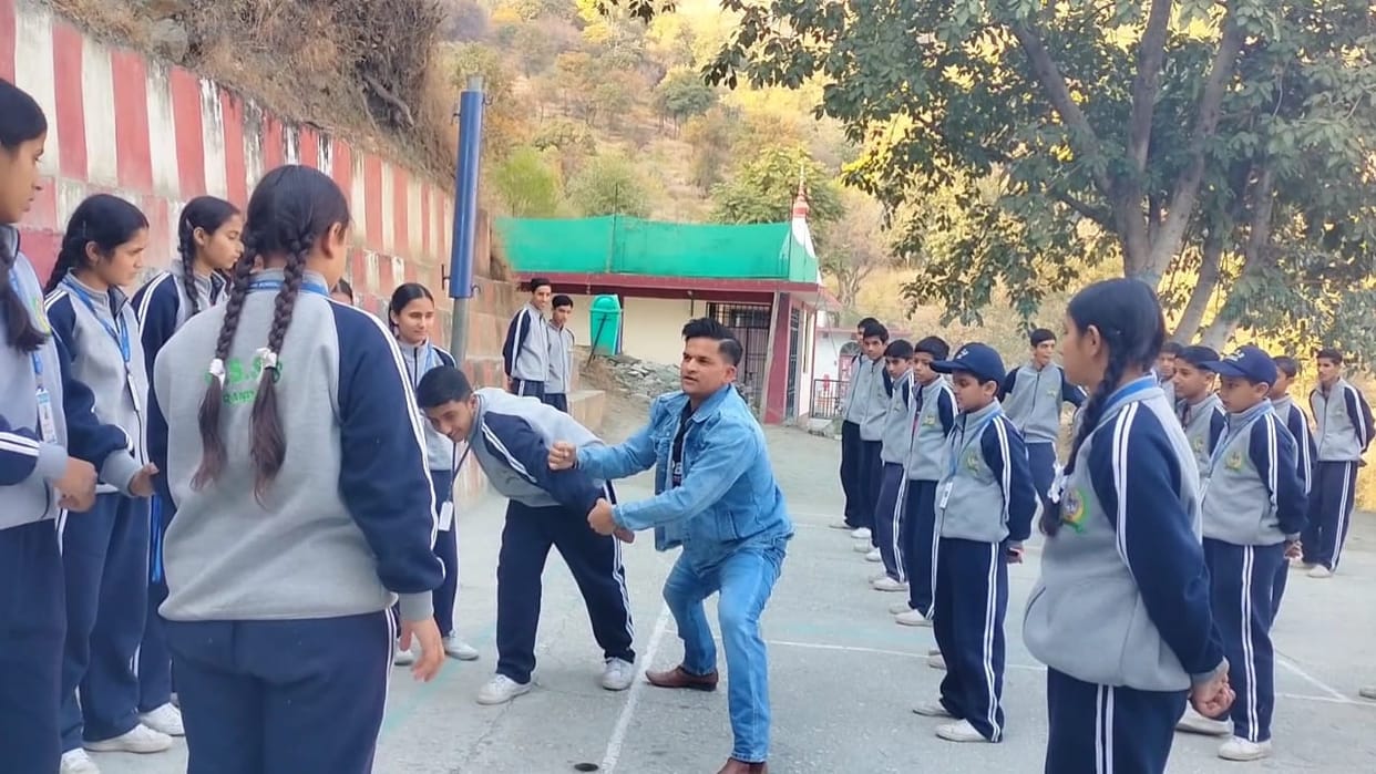250 girl students from three schools of Nirmand learned self defense skills.