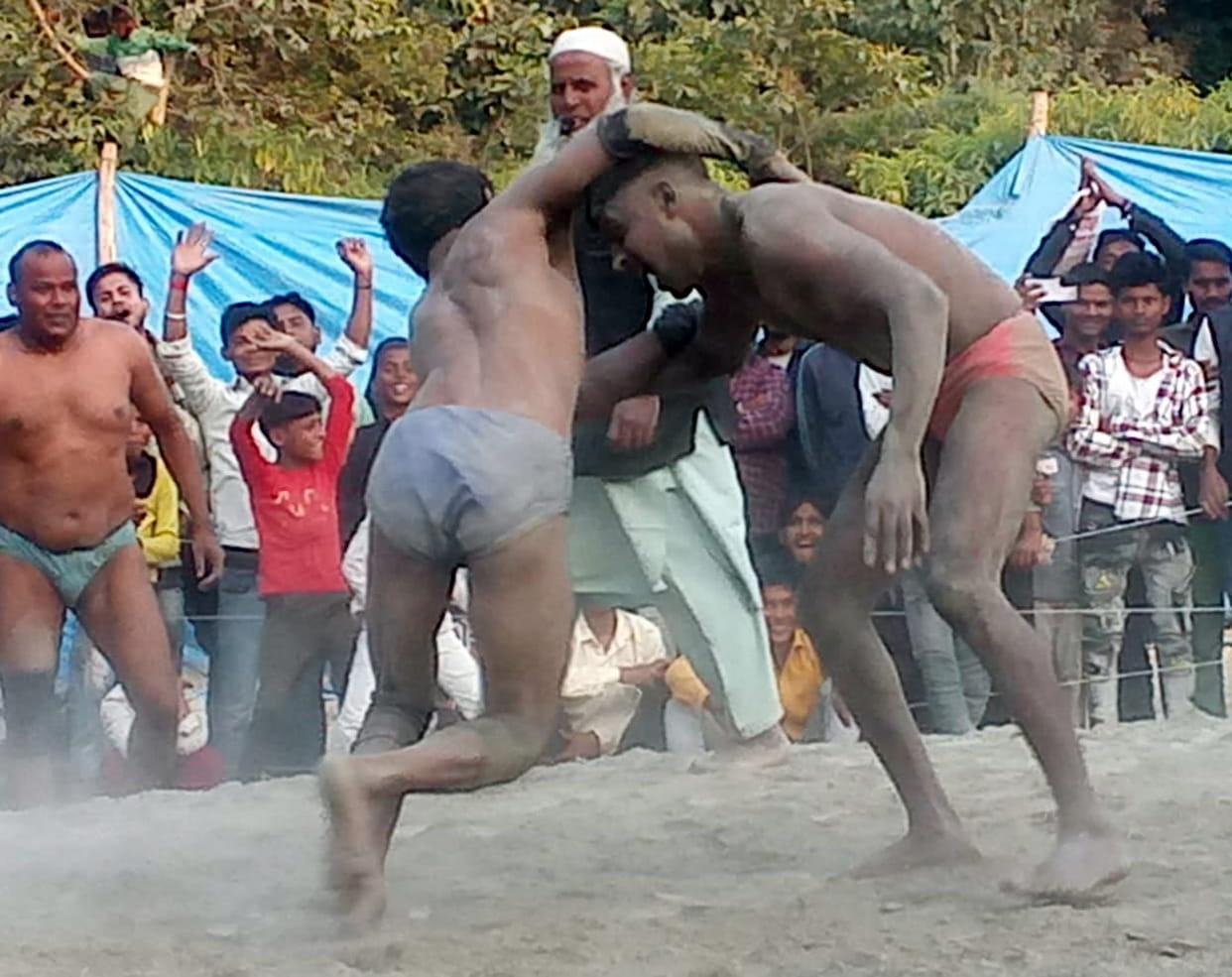 Wrestlers sweated a lot in the Dangal, four matches ended in a draw