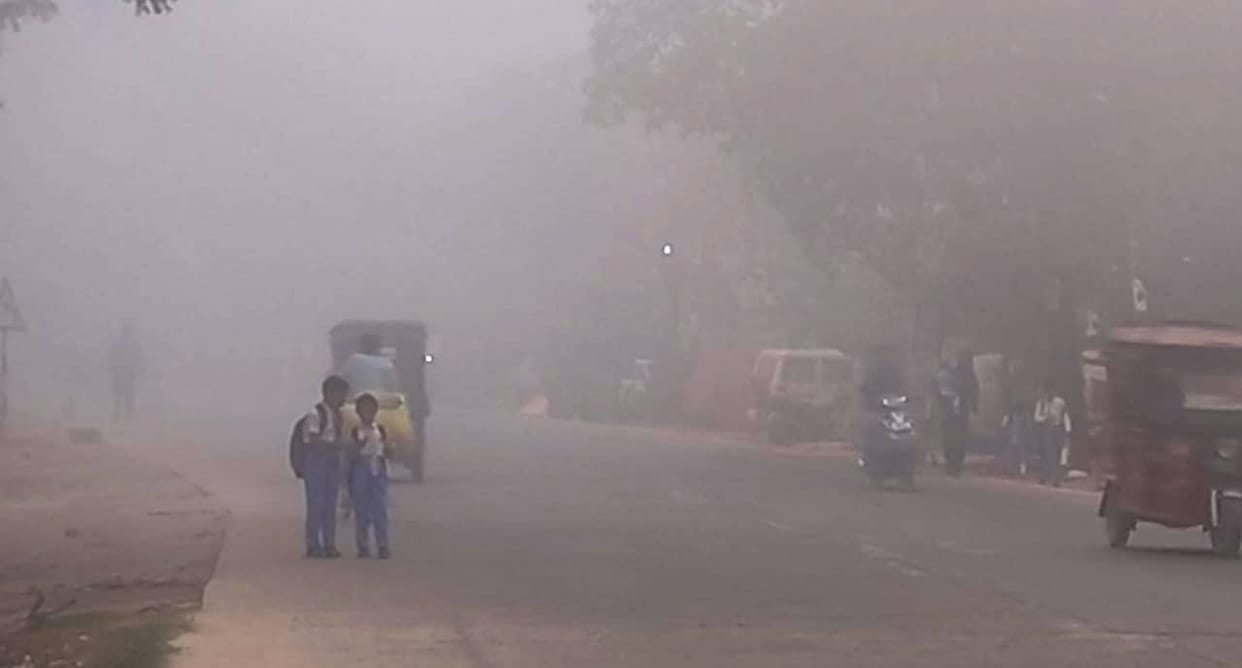 Cold increased due to fog, life disrupted