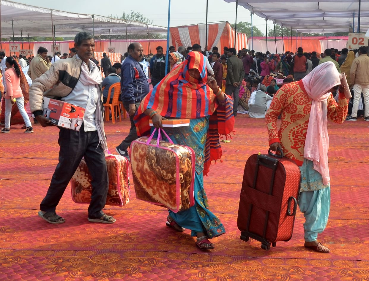 In front of hunger, arrangements were made for water