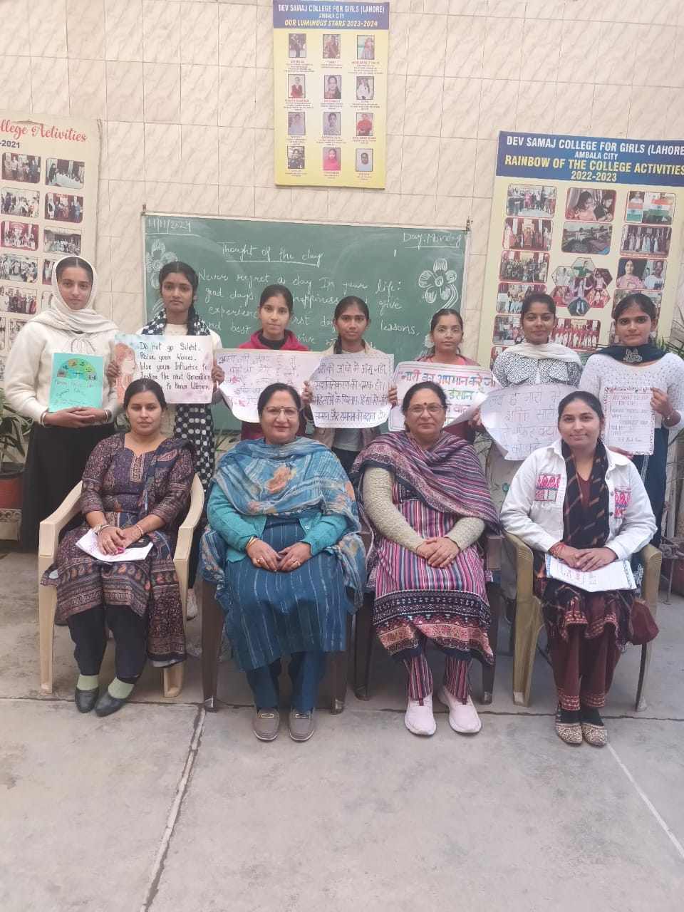 Video of Child Marriage Free India program shown