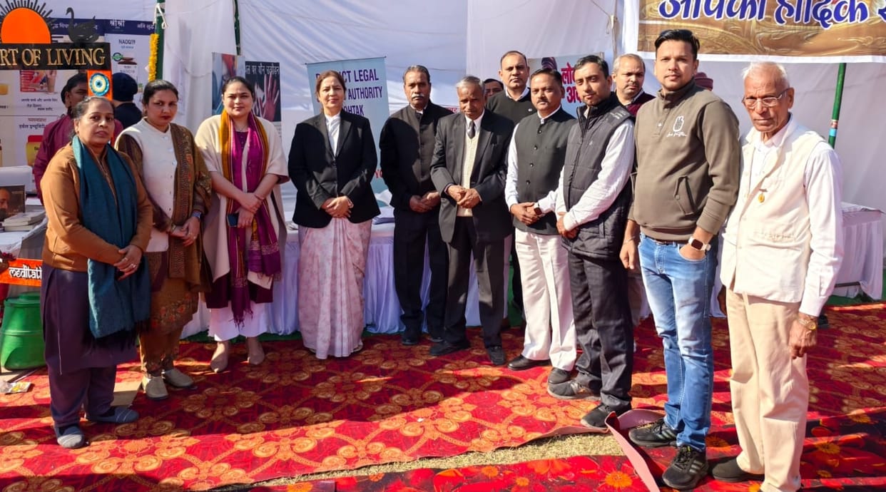Legal awareness stall set up in police line