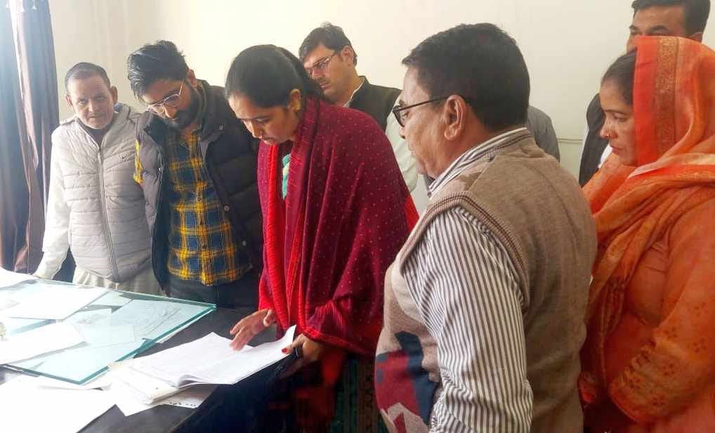Zilla Parishad Chairman inspected BDPO office Bhuna