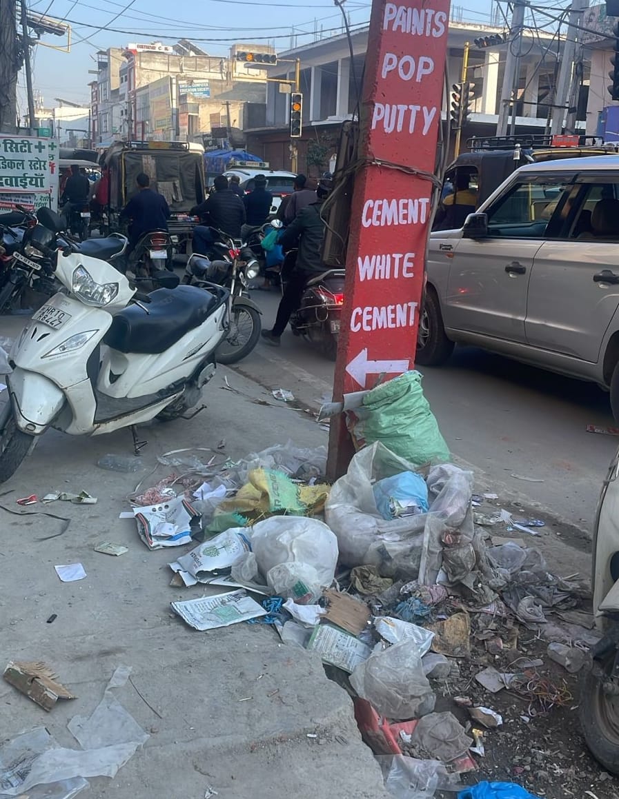 People are troubled by the dirt in the Mandi area