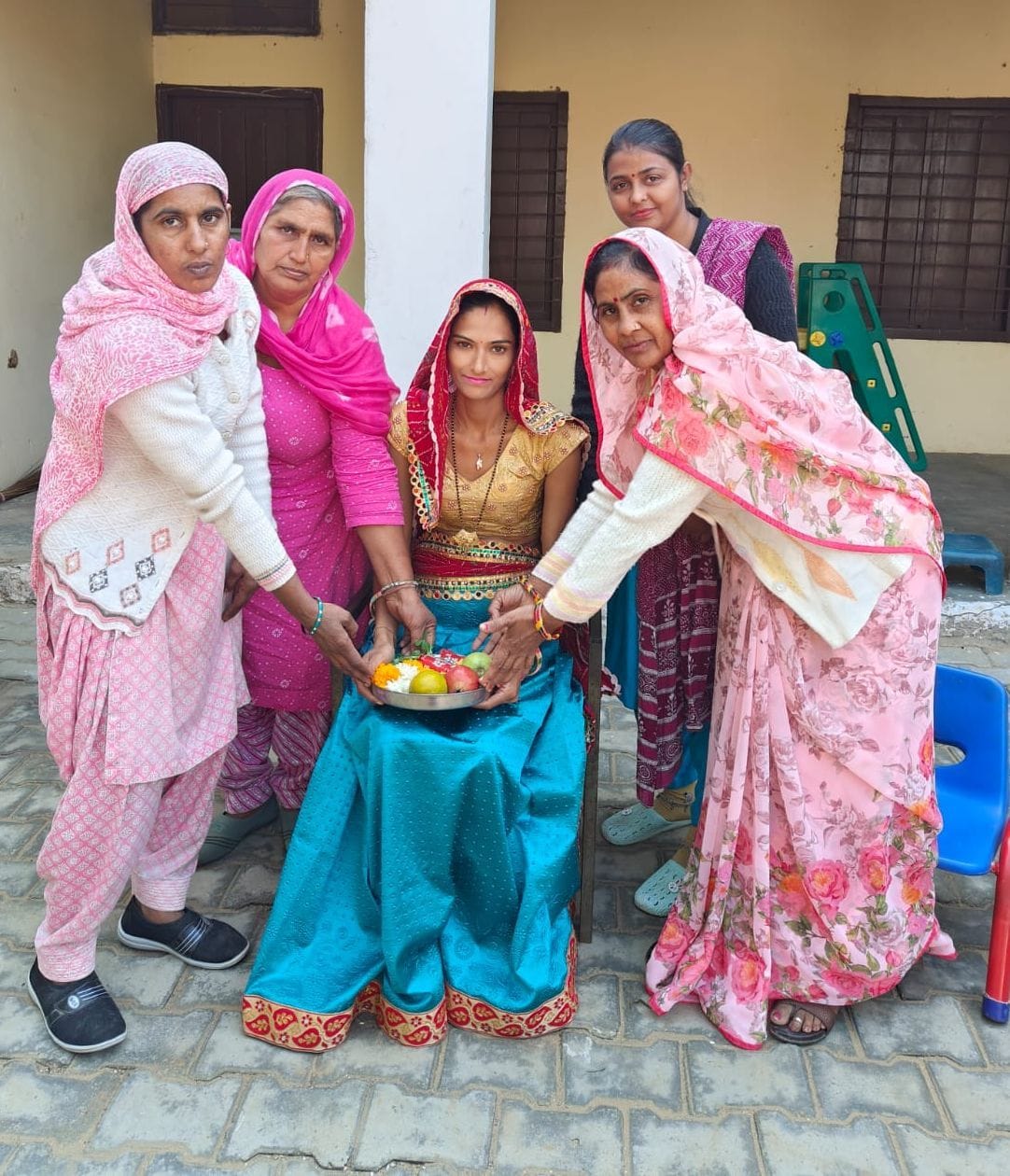 Baby shower ceremony organized in Anganwadi center Bucholi