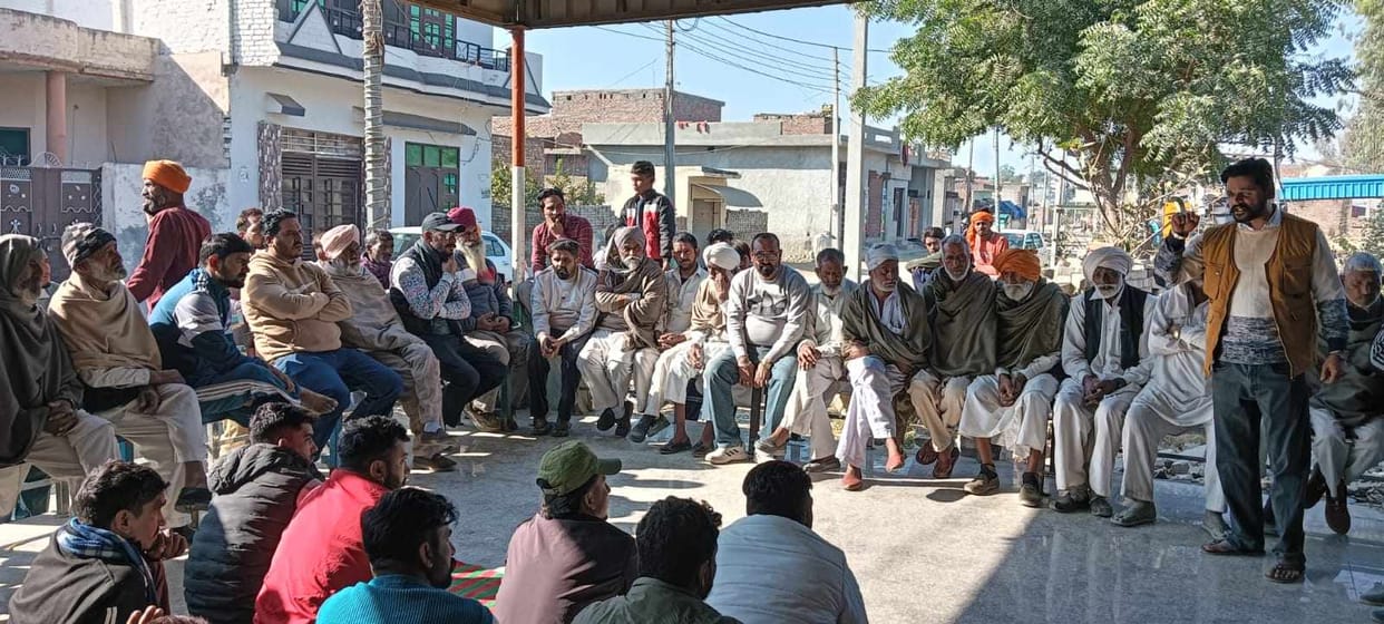 Campaign against drugs, meeting to be held on 16th in Bazigar Basti: Sarpanch Arjun