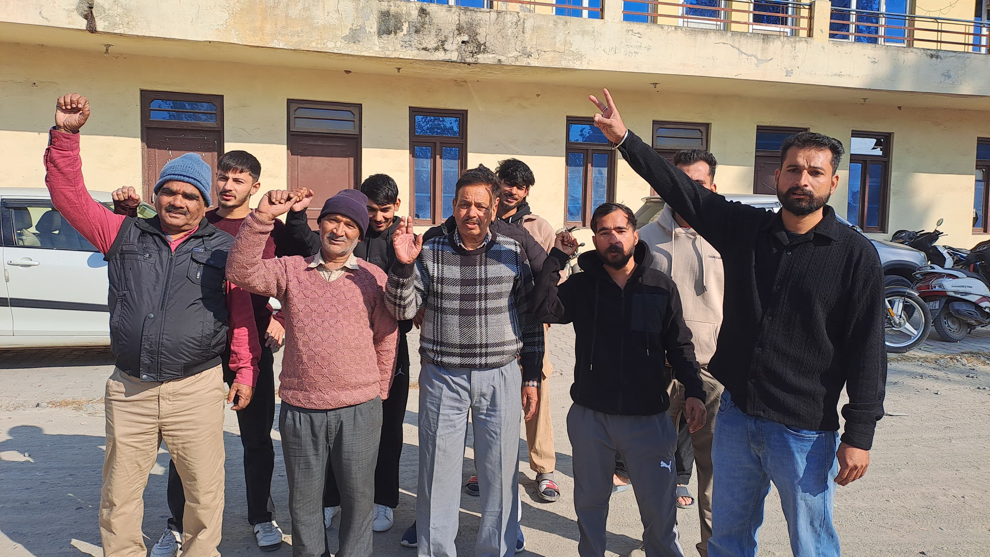 Peoples of Lakadsandha Held Protest Against Power Corporation