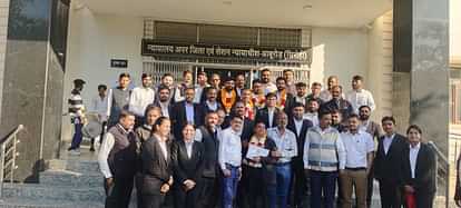Sirohi News: आबूरोड में वकील मंडल का निर्विरोध निर्वाचन, नई टीम ने ली शपथ Sirohi News: Unopposed election of all office bearers of Aburoad Bar Association