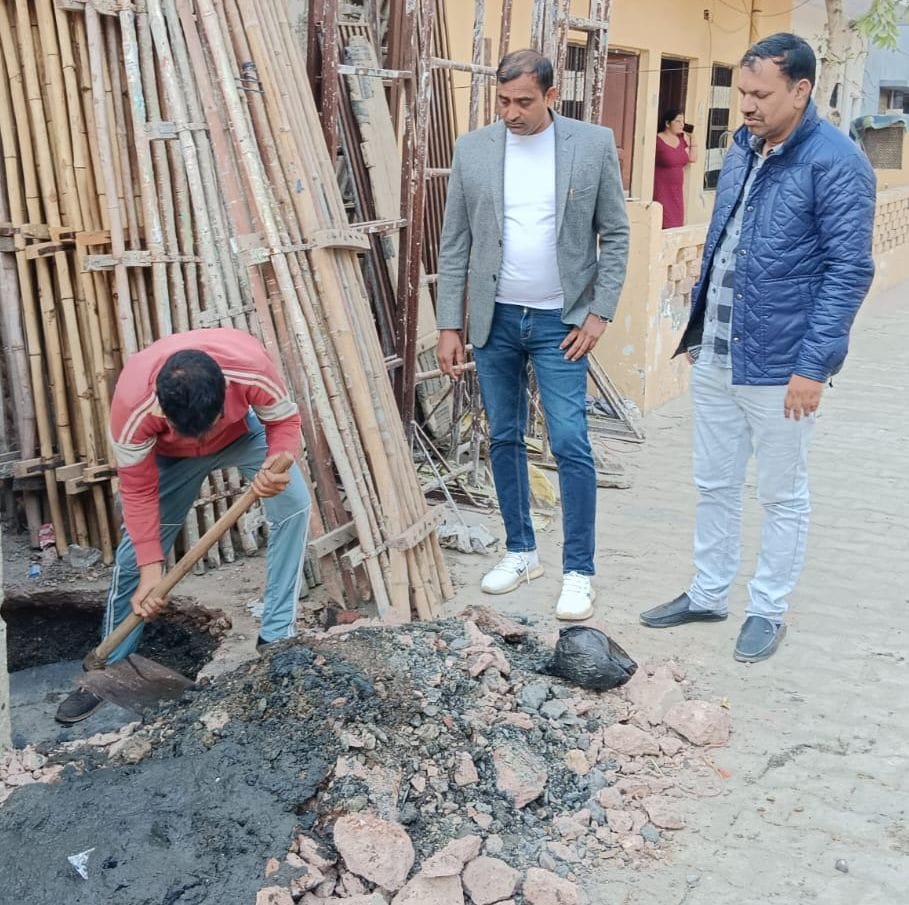 Street light and sewer system will be improved in the city's posh area Sector 13 with a budget of Rs 58 lakh.