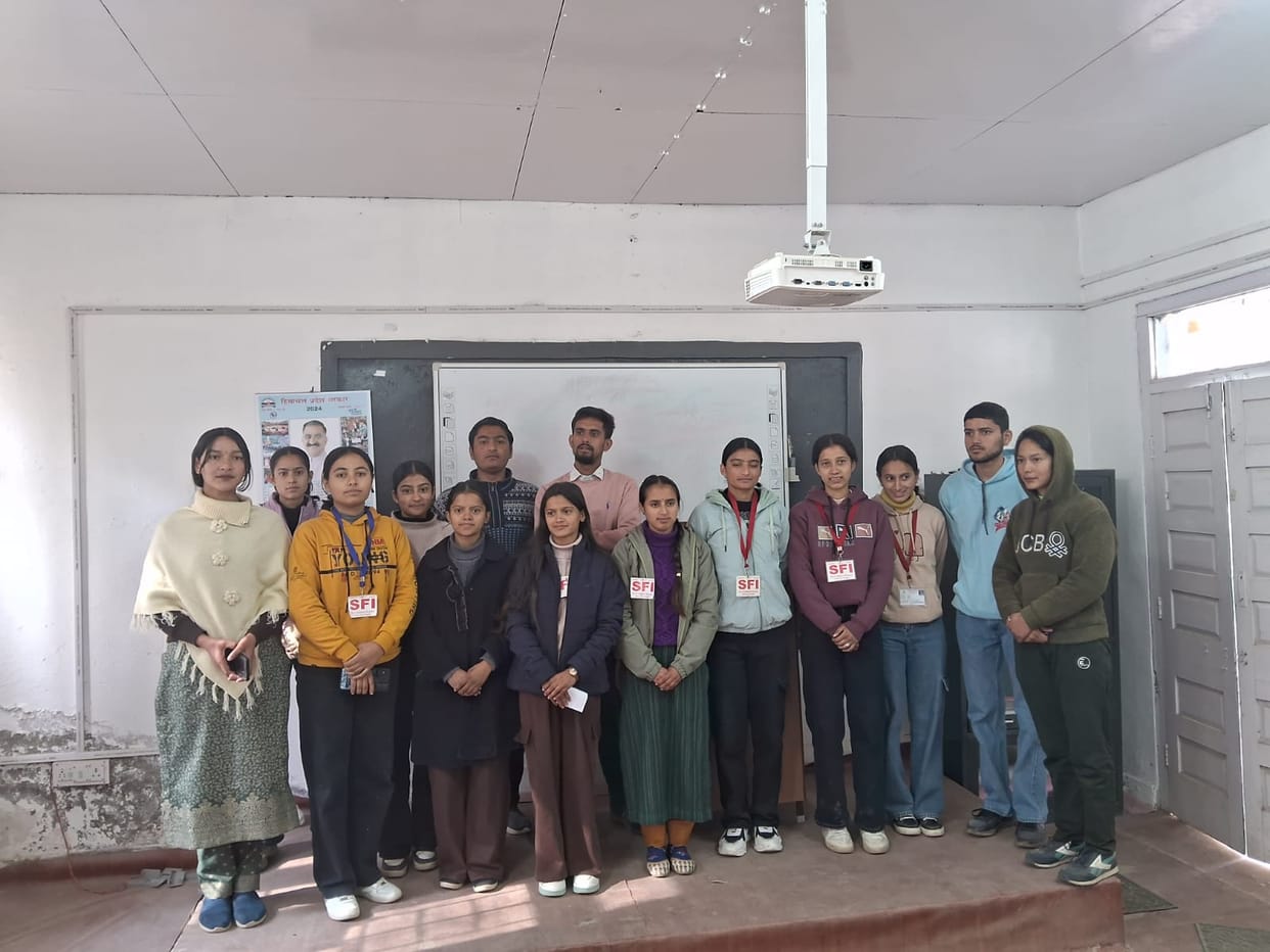 Poonam becomes campus president of Saraswatinagar College unit