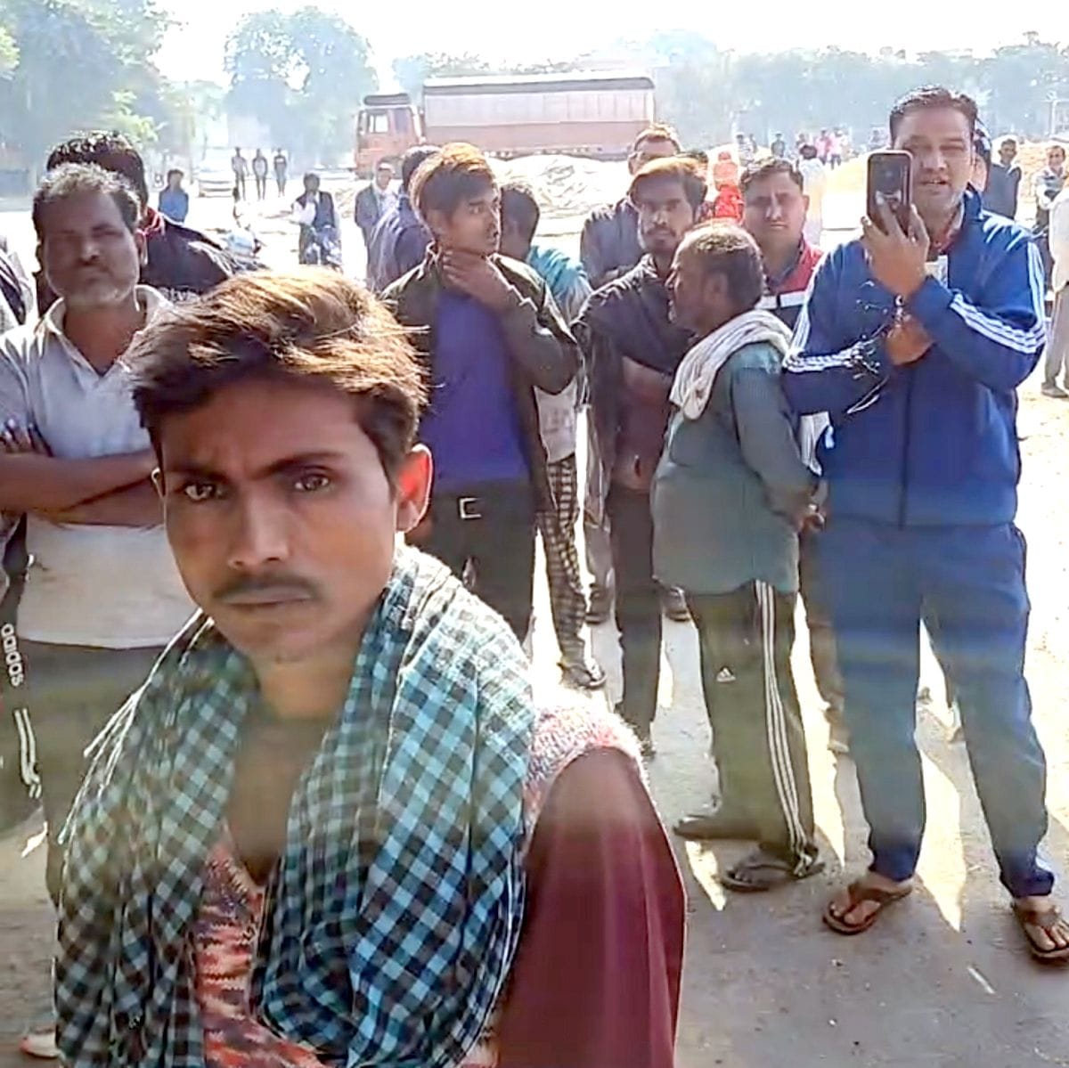 Young man hanged himself in a kiosk due to family dispute