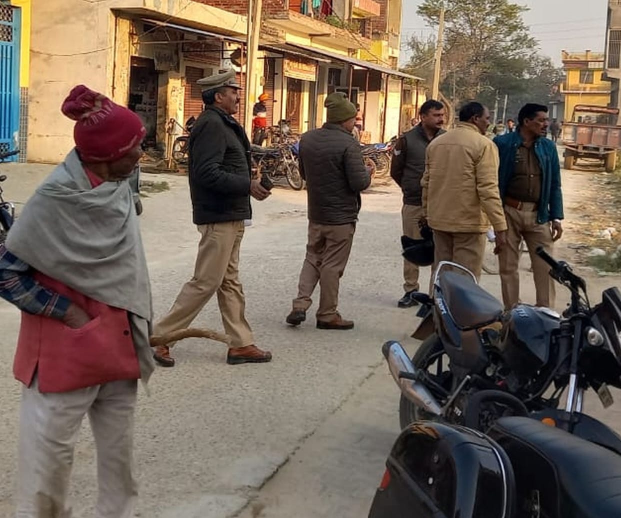 Police rushed on the information of robbery of Rs 2.5 lakh