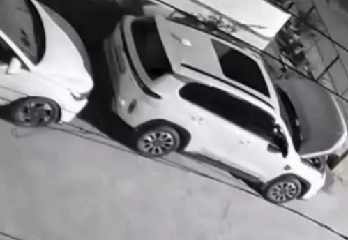 Attempt to steal captain's car, incident captured in CCTV camera