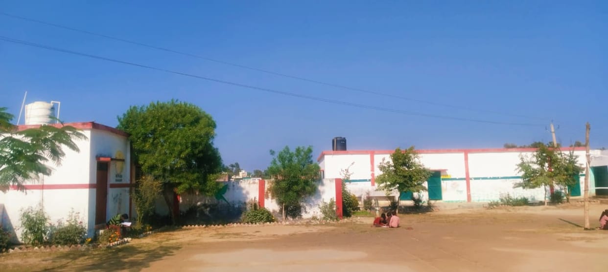 High tension wire passing through the school premises, danger of accident