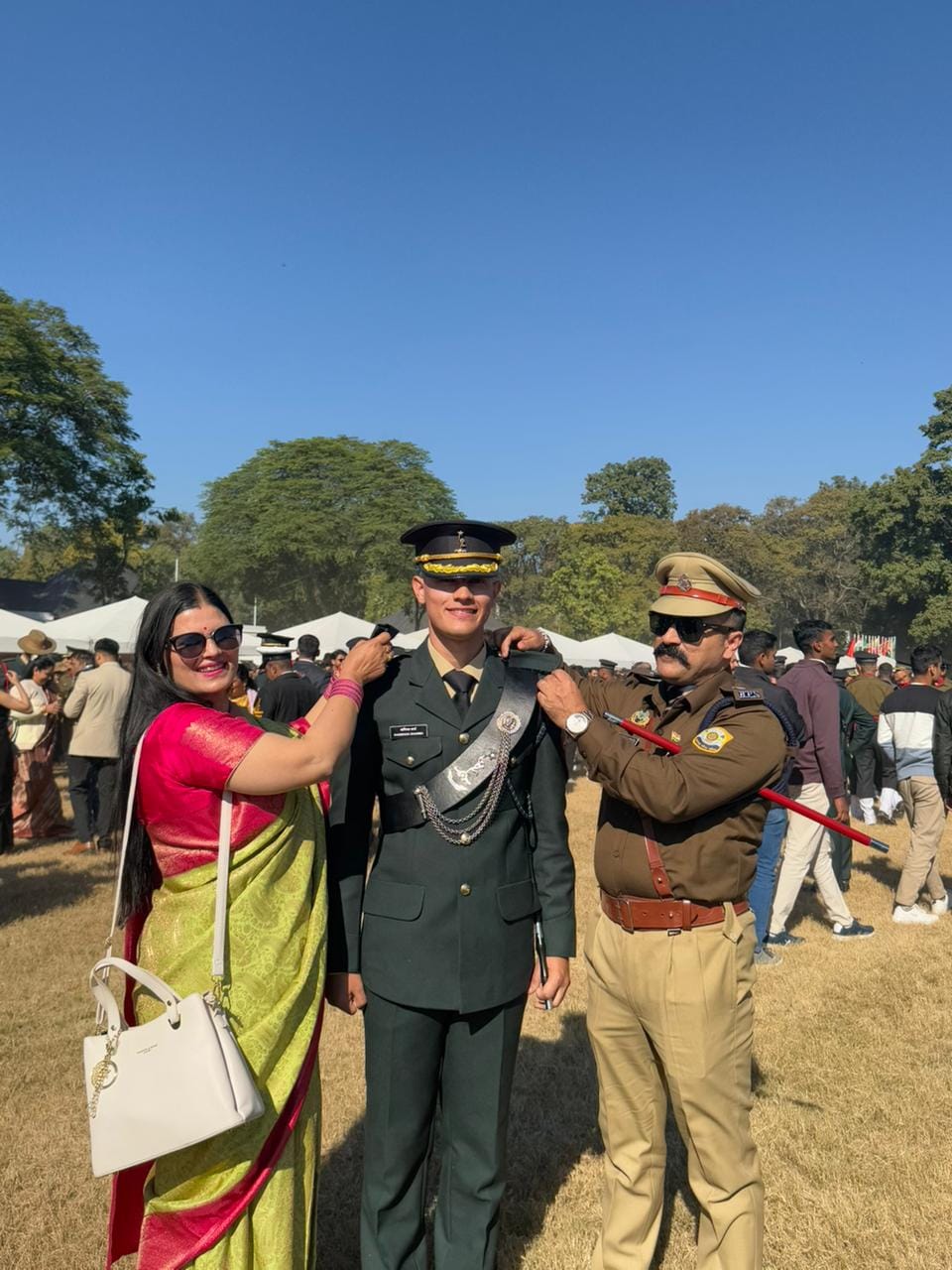 ASP Surendra Sharma's son becomes lieutenant in army