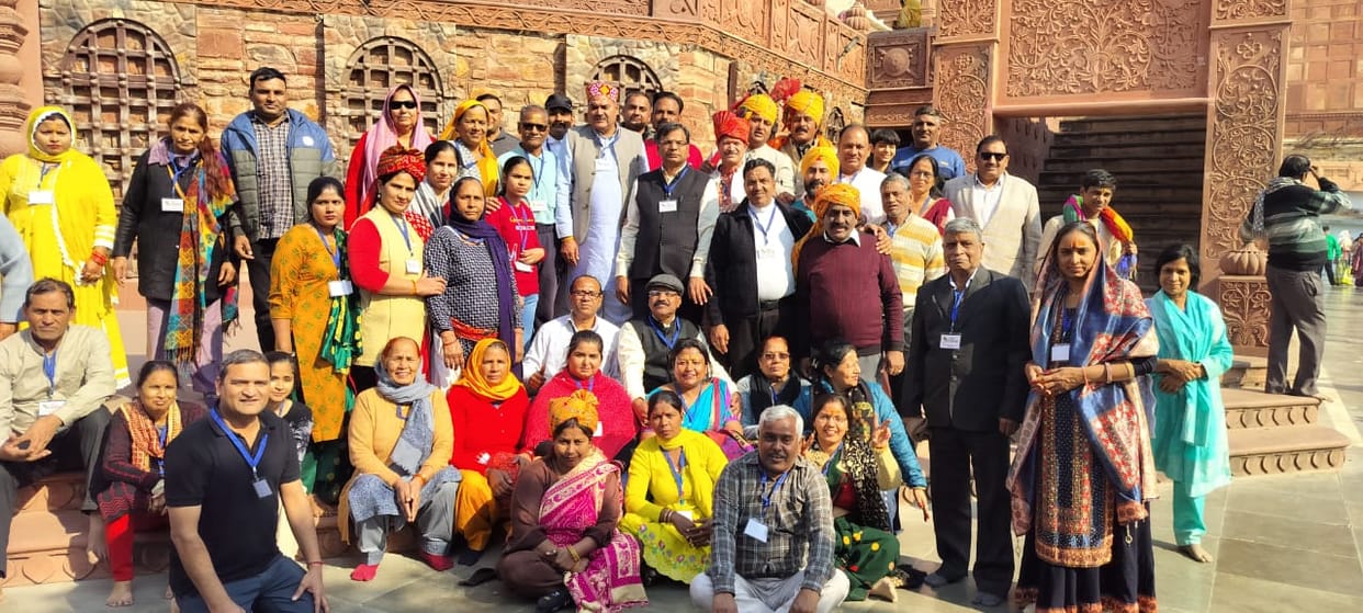 Pilgrims sent off for Mathura, Vrindavan