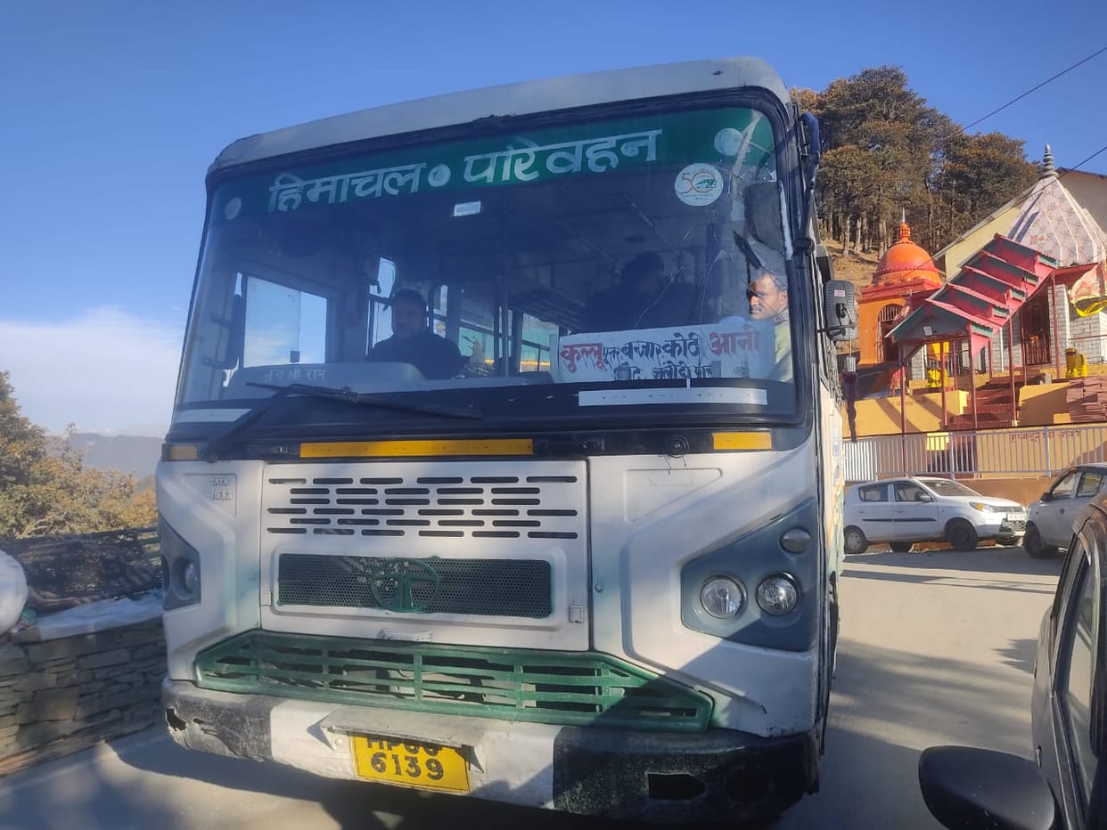 Kullu-Aani via Shush bus service started through Jalodi Pass.