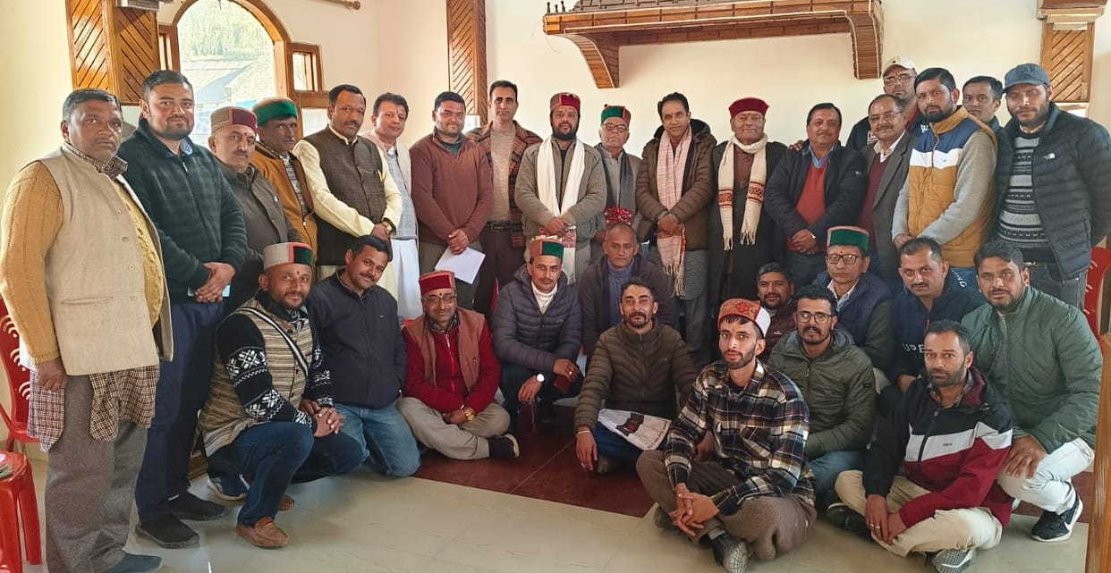 Surendra Sharma becomes president of Brahmin Sabha Kotkhai