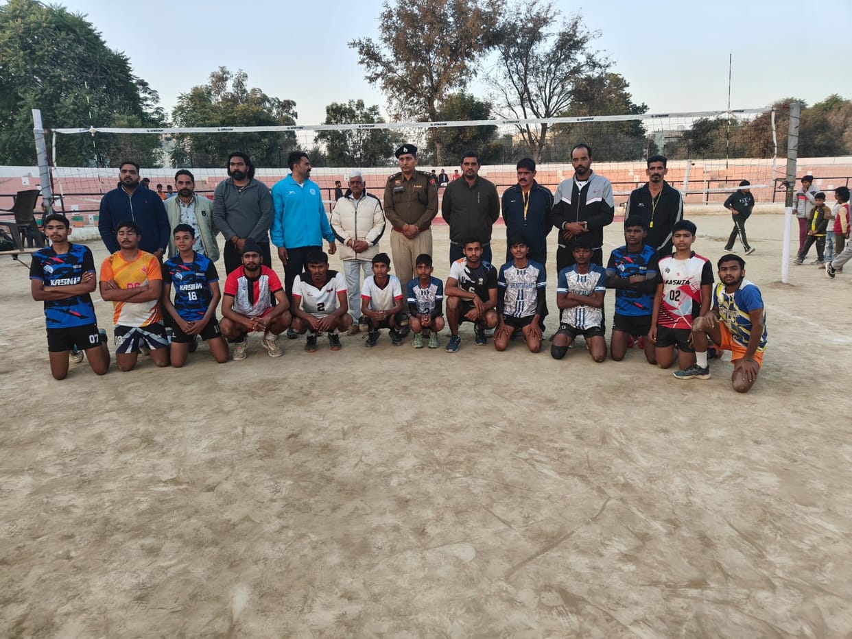 Anti-drug message given to youth by organizing volleyball match
